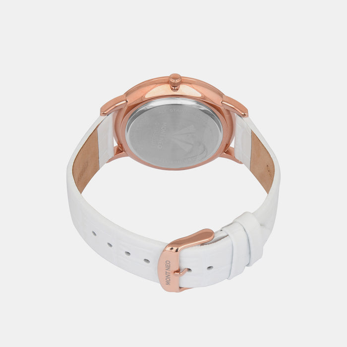 Mont Neo Men Round Silver watch