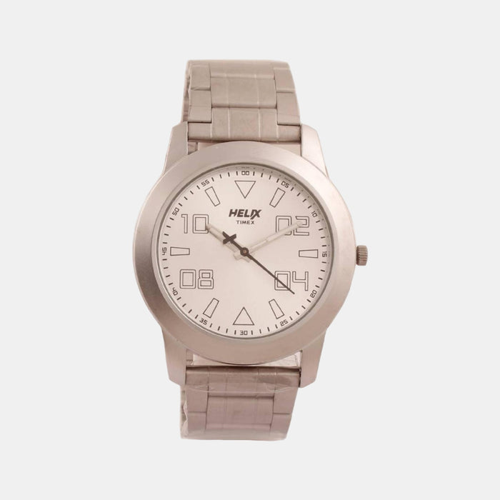 Helix Round Silver Analog watch