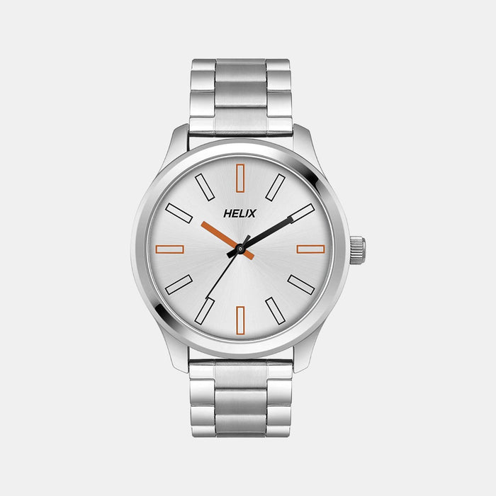 Helix Round Silver Analog watch