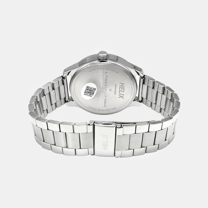 Men Quartz Silver Dial Analog Stainless Steel Watch TW043HG29