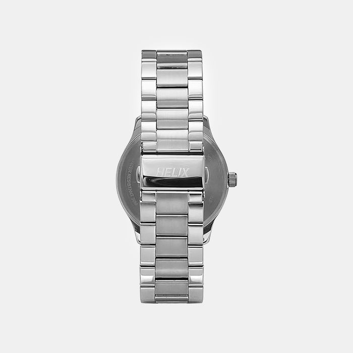 Men Quartz Silver Dial Analog Stainless Steel Watch TW043HG29