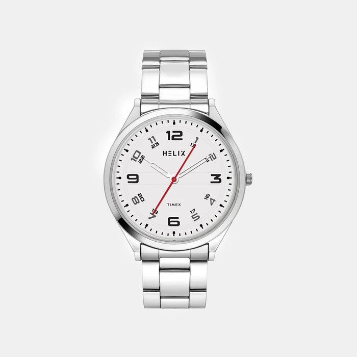 Men Quartz Silver Dial Analog Stainless Steel Watch TW060HG00T