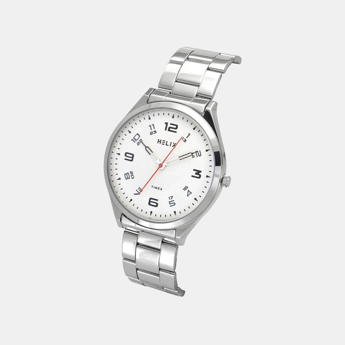 Men Quartz Silver Dial Analog Stainless Steel Watch TW060HG00T
