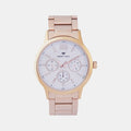 Men Quartz Silver Dial Multi-Function Metal Watch 8008M-L3303