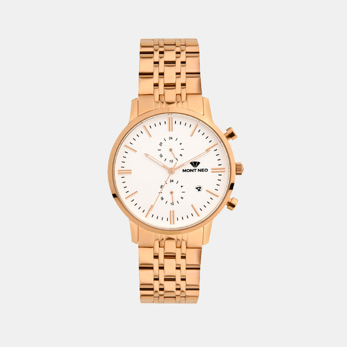 Mont Neo Round Silver Multi-Function watch