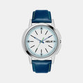 Men Quartz White Dial Analog Leather Watch TW050HG00