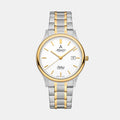 Atlantic Men Quartz White Dial Analog Stainless Steel Watch 60348.43.11-1