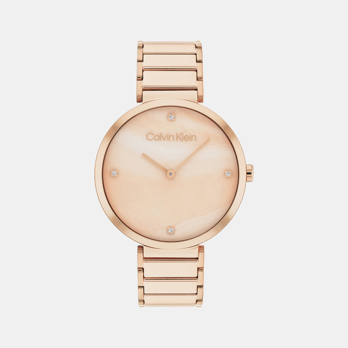 Calvin Klein Round Rose Gold Analog watch