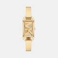 Mk Empire Women Quartz Gold Dial Analog Stainless Steel Watch MK4840