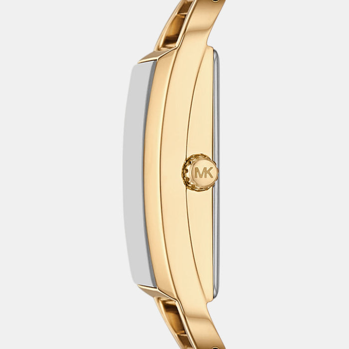 Mk Empire Women Quartz Gold Dial Analog Stainless Steel Watch MK4840