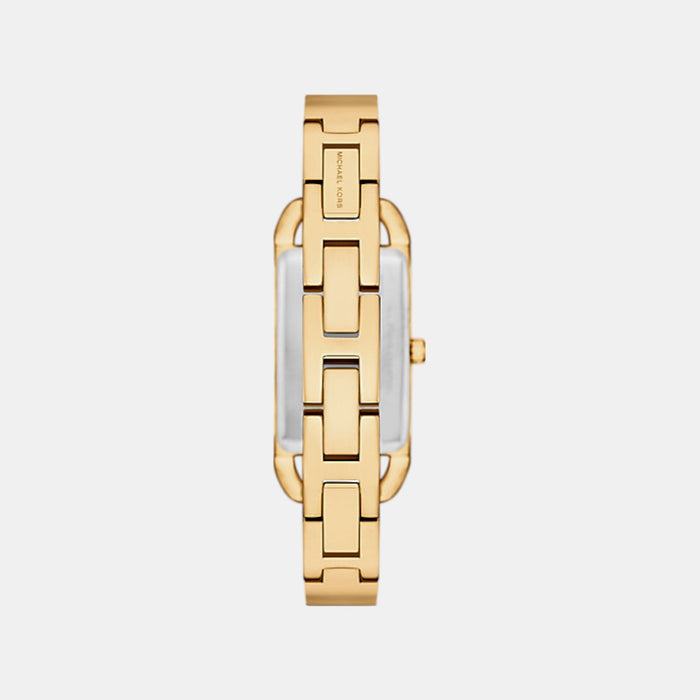 Mk Empire Women Quartz Gold Dial Analog Stainless Steel Watch MK4840