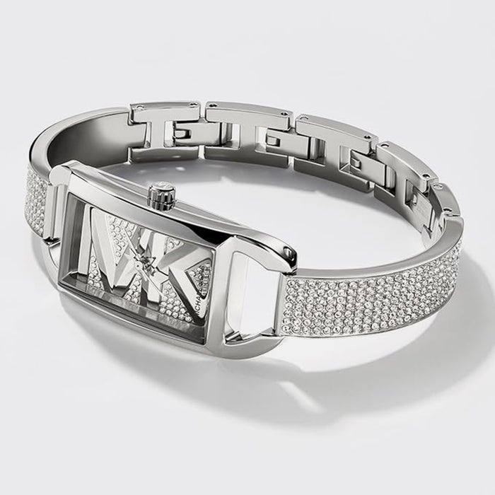 Mk Empire Women Quartz Silver Dial Analog Stainless Steel Watch MK4841