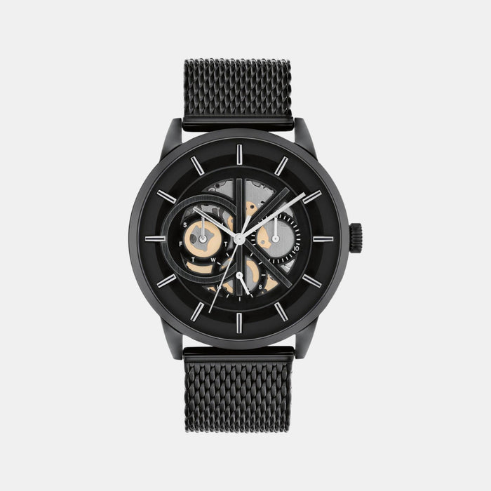 Calvin Klein Round Black Chronograph watch
