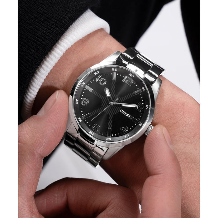 Guess 42 mm Silver Quartz watch