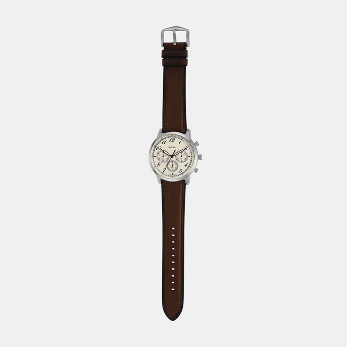 Neutra Men Quartz Cream Dial Chronograph Leather Watch FS6022