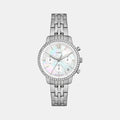 Neutra Women Quartz White Dial Chronograph Stainless Steel Watch ES5357