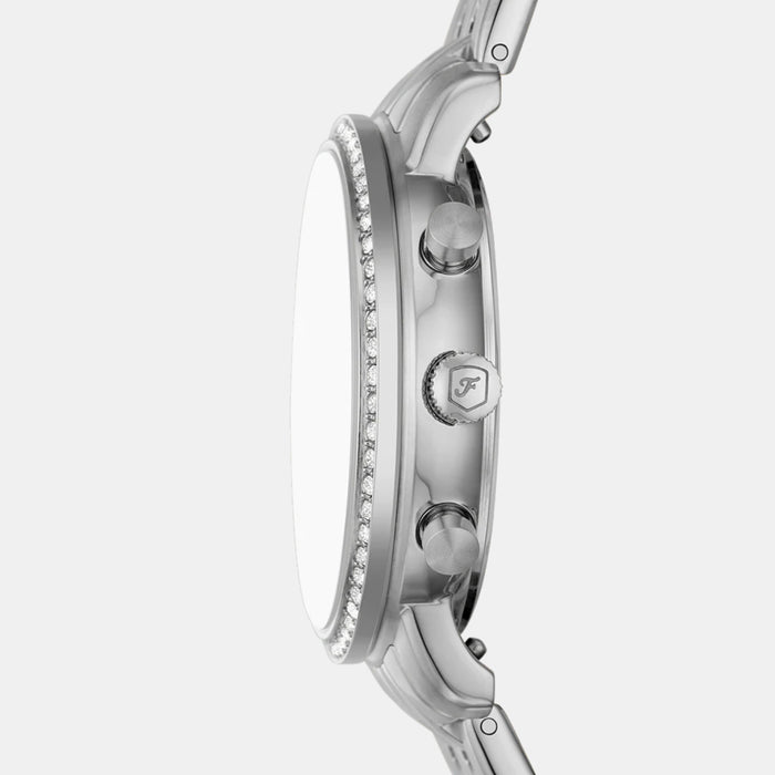 Neutra Women Quartz White Dial Chronograph Stainless Steel Watch ES5357