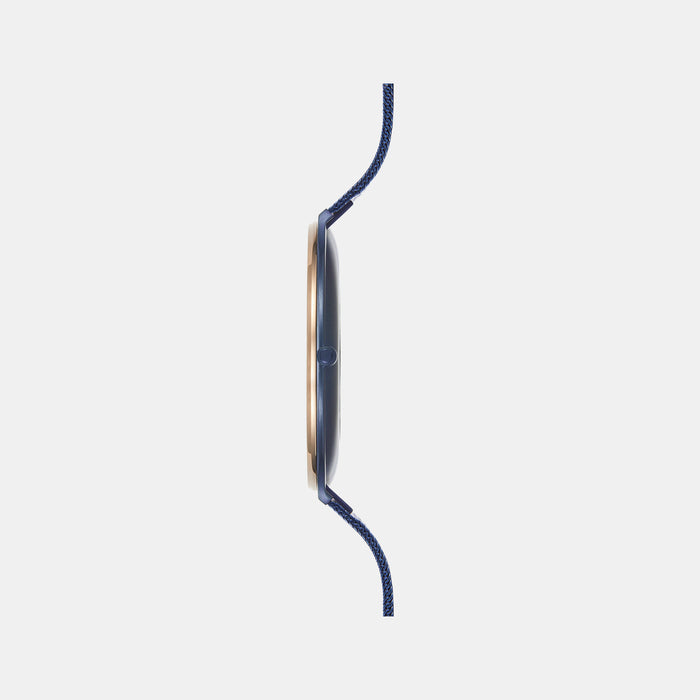 Obaku Men Round Blue watch