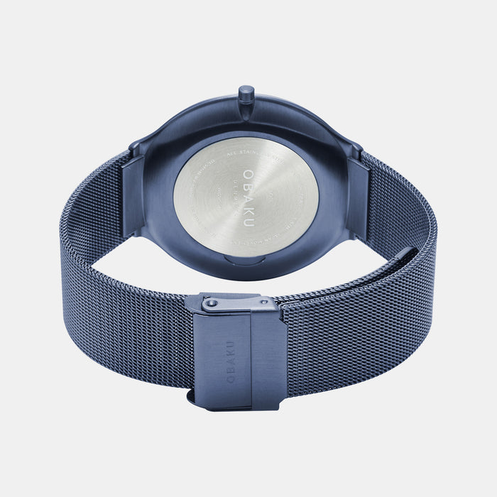 Obaku Stainless Steel Round watch