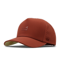 The angled view of the melin Split Fit Odysea Hydrolite hat in burnt brick