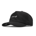 The angled view of the melin Split Fit Odysea Packable Hydro hat in black