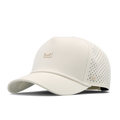 The angled view of the melin Split Fit Odysea Rope Bulls Icon Hydro hat in egret