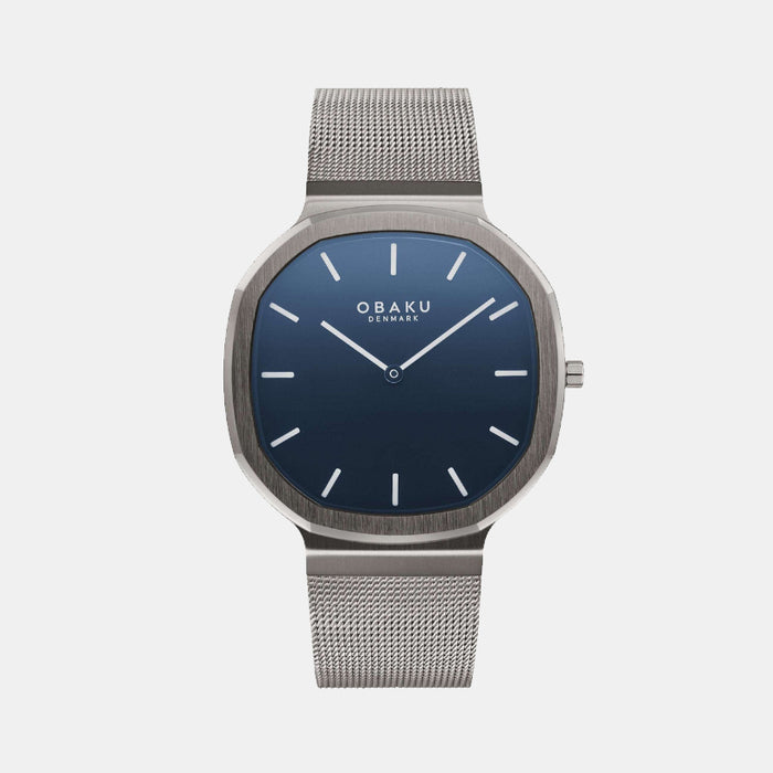 Obaku Asymmetrical Blue Analog watch