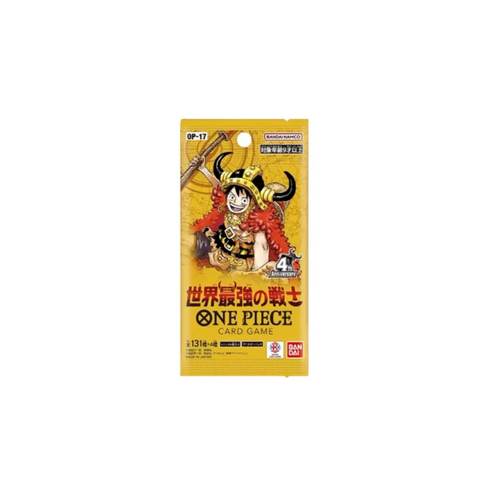 One Piece The World's Strongest Warriors OP-17 Booster für One Piece Sammelkartenspiel - Vorderseite