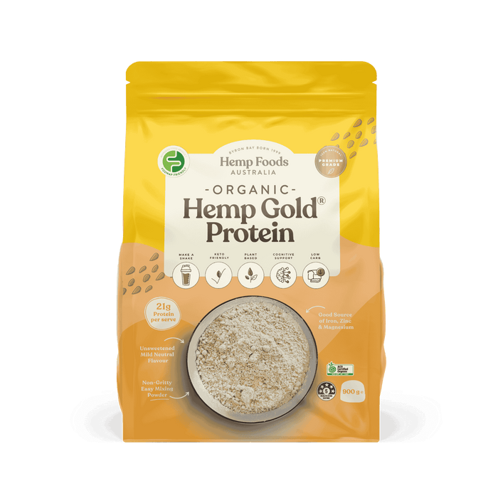 Organic Hemp Gold Protein Powder - 900g - Hemp Foods Australia