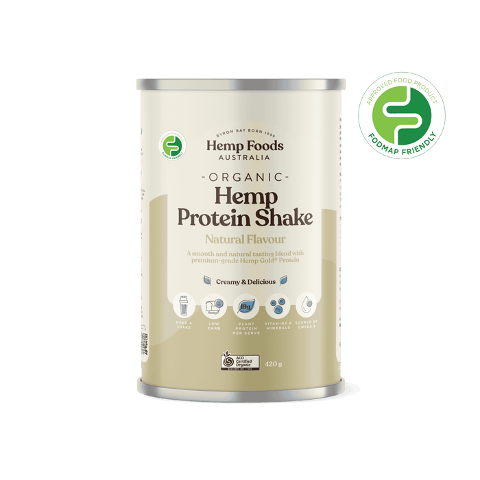 Organic Hemp Protein Natural - 420g - Hemp Foods Australia