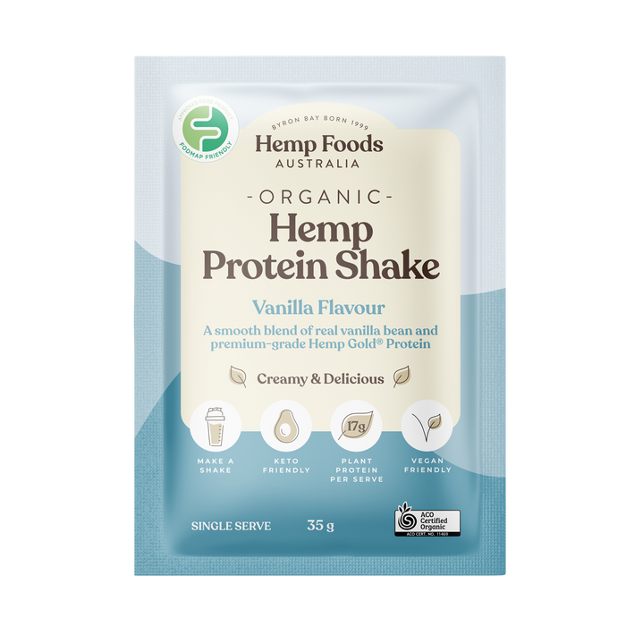 Organic Hemp Protein Vanilla - 7 x 35g Sachet