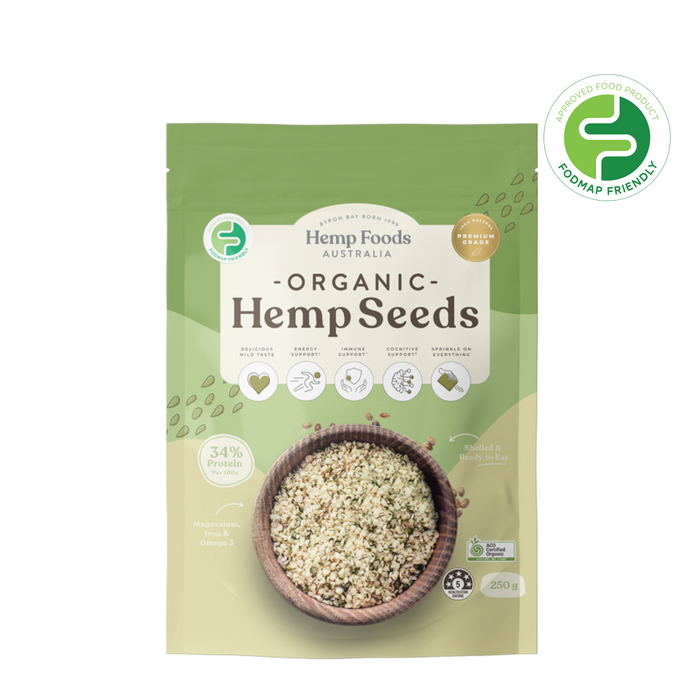 Organic Hulled Hemp Seeds - 250g