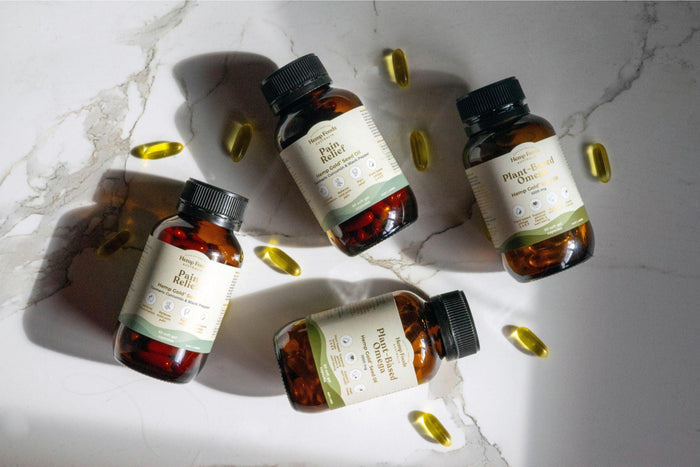 Pain Relief Hemp Seed Oil Capsules - 60Caps - Hemp Foods Australia