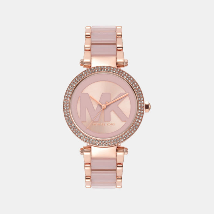 Parker Women Quartz Multicolour Dial Analog Stainless Steel Watch MK7371