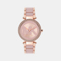Parker Women Quartz Multicolour Dial Analog Stainless Steel Watch MK7371