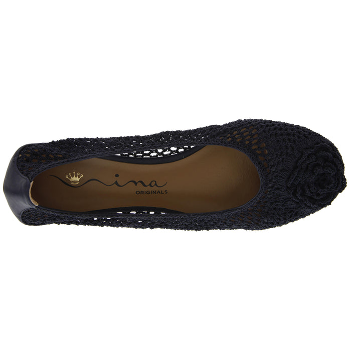 PATRICIA-NAVY STRETCH ELASTIC