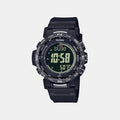 Protrek Men Quartz Black Dial Digital Resin Watch SL113