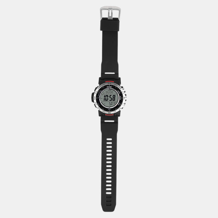 Protrek Men Quartz Silver Dial Digital Resin Watch SL112