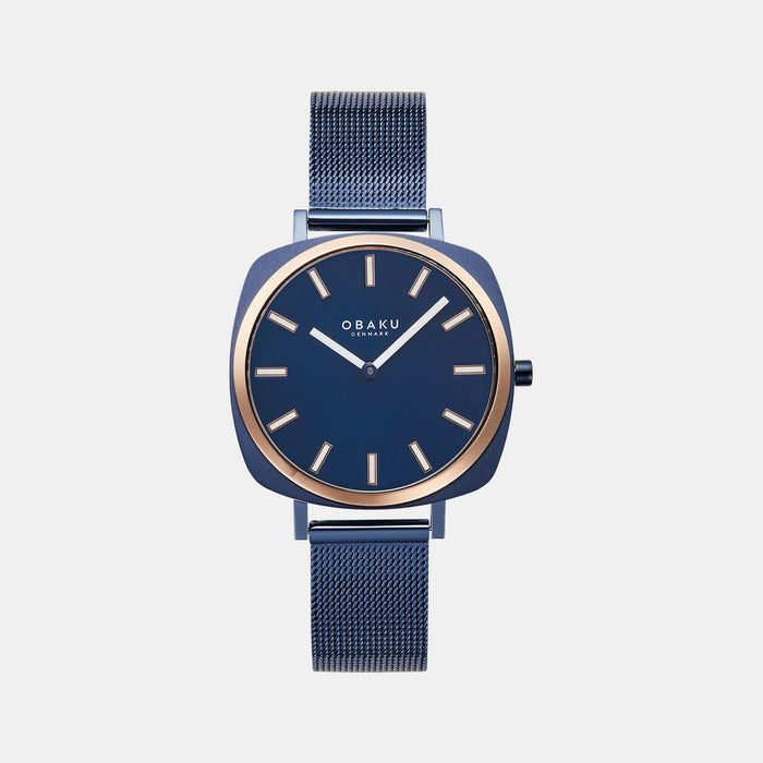 Punkter Lille Ocean Women Quartz Blue Dial Analog Mesh Watch V296LXSLML