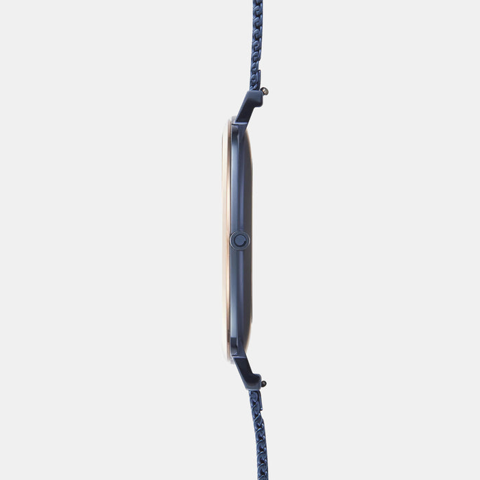 Obaku Men Round Blue watch
