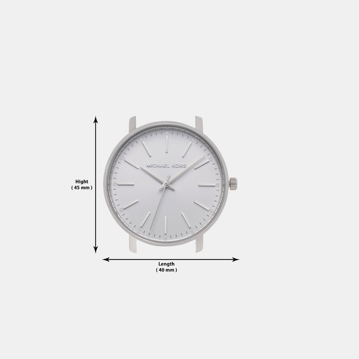 Pyper Women Quartz White Dial Analog Leather Watch MK2797