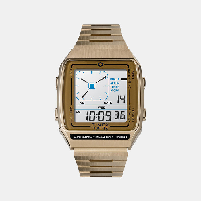 Timex Square Silver Digital watch