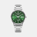 R-Line Men Quartz Green Dial Analog Stainless Steel Watch 990987 41 75 05