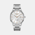 R-Line Men Quartz Silver Dial Analog Stainless Steel Watch 718833 41 15 70