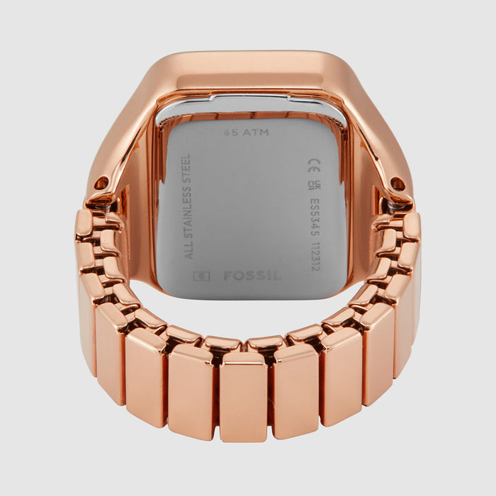 Fossil Stainless Steel Rectangular watch