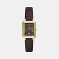 Raquel Women Quartz Brown Dial Analog Leather Watch ES5367