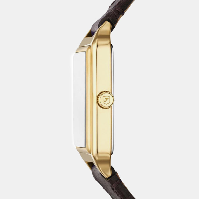 Raquel Women Quartz Brown Dial Analog Leather Watch ES5367