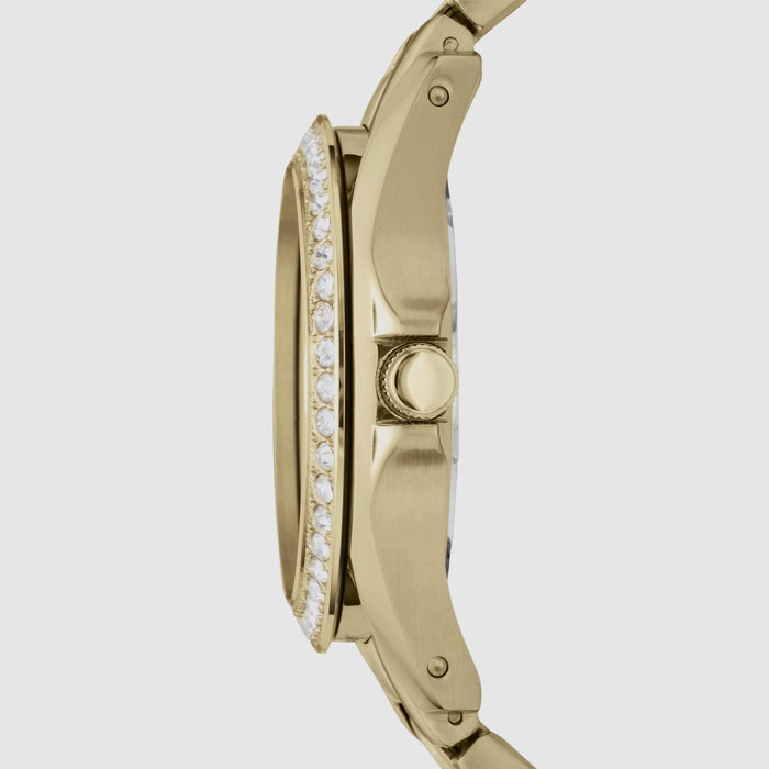 Riley Women Quartz Gold Dial Chronograph Stainless Steel Watch ES3203