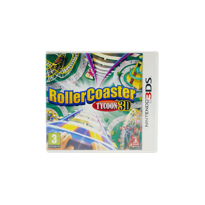 RollerCoaster Tycoon 3D für Nintendo 3DS in Originalverpackung – Vorderseite