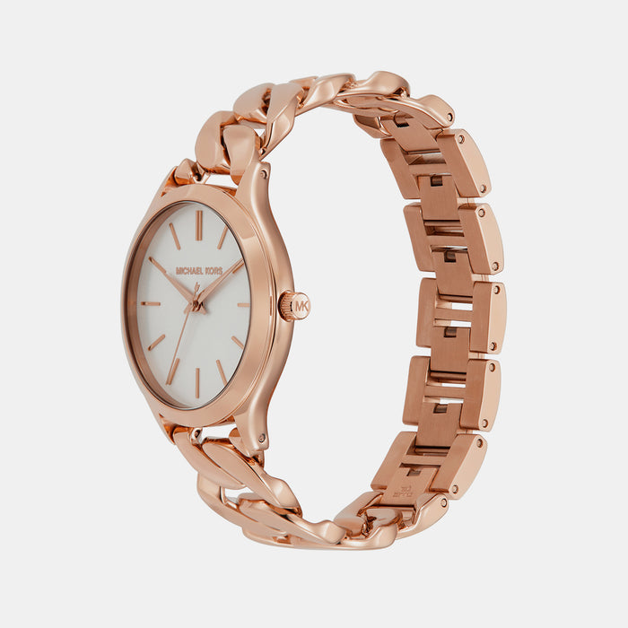 Michael Kors Women Round White watch